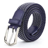 Men's Casual Stretch Woven Leather Belt