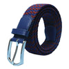 Men's Casual Stretch Woven Leather Belt