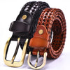 Leather Pin Buckle Handmade Couple's Pant Trendy Casual Belt