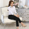 Women Long Sleeved Professional Formal Shirts Were Thin