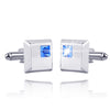 Alloy Spot Drill Fashion Men's Square Cufflinks