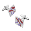 Square Color Drip Glaze Business Shirt Cufflinks