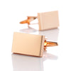 Plain Metal Rectangular Cufflinks High Quality Cufflinks