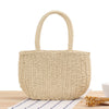 Hand-Woven Bags, A New Korean Vversion Of Handmade Straw Woven Bags, Holiday Beach Woven Handbags, Leisure