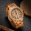 Wooden quartz watch