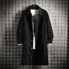 Denim Trench Coat Men's Mid-length Fashion Loose Casual Coat