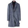 Men's Fashion Plaid Double-sided Woolen Coat