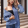 Women's Casual Loose Long Sleeve Shirt Top