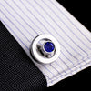 Men's Fashion Zircon Crystal Shirt Cufflinks