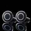 Square Men's Cufflinks Spot Simple French Cuff Buttons