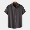 Men's Simple Casual Solid Color Shirt Top