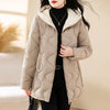 Winter Disposable Cotton-padded Coat For Women Padded Down Jacket Korean Style Mid-length Warm Jacket For Women