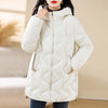 Winter Disposable Cotton-padded Coat For Women Padded Down Jacket Korean Style Mid-length Warm Jacket For Women