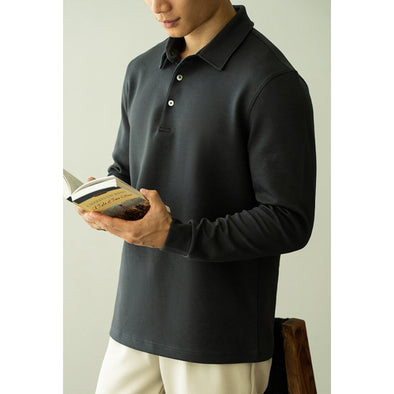 Men's Polo Shirt T-shirt Bottoming Business Casual