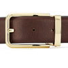 First Layer Cowhide Men's Simplicity Pin Buckle Belt