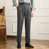 Retro Gentry Italian Straight-leg Trousers Men