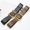 Three Button Waist Belt With Personalized Decorative Needle Buckle