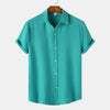 Men's Simple Casual Solid Color Shirt Top