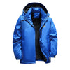 Autumn And Winter Zipper Casual Regular Side Seam Waterproof Fleece Lined Thickened Breathable Jacket