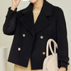 Short Fashion Elegant Slim Coat Double-faced Woolen Goods Fall Winter Coat