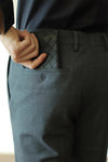 Men's Slim Fit Elastic Straight Commuter Trousers