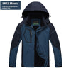 Men's And Women's Loose Plus Size Breathable Waterproof Jacket