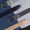 Men's Casual Stretch Woven Leather Belt