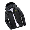 Autumn And Winter Zipper Casual Regular Side Seam Waterproof Fleece Lined Thickened Breathable Jacket