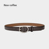 Women's Winter Jeans Strap Pant Belt Decoration Thin Belt Cowhide Black South Korea Simple