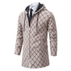 Men's Mid-length Sweater Fashion Casual Hooded Coat