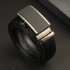 Men's Leather Automatic Buckle Two-layer Cowhide Embossed Belt