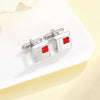 Alloy Spot Drill Fashion Men's Square Cufflinks