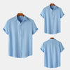 Men's Simple Casual Solid Color Shirt Top