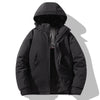 Sports Outdoor Graphene Men's And Women's Same Thermal And Windproof Waterproof Detachable Hat Cotton-padded Coat