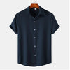 Men's Simple Casual Solid Color Shirt Top