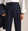 Retro Casual Business Non-ironing Mid-waist Wool Suit Pants