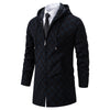 Men's Mid-length Sweater Fashion Casual Hooded Coat