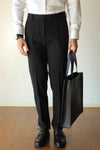 Men's Slim Fit Elastic Straight Commuter Trousers