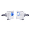 Alloy Spot Drill Fashion Men's Square Cufflinks