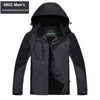 Men's And Women's Loose Plus Size Breathable Waterproof Jacket