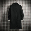 Denim Trench Coat Men's Mid-length Fashion Loose Casual Coat